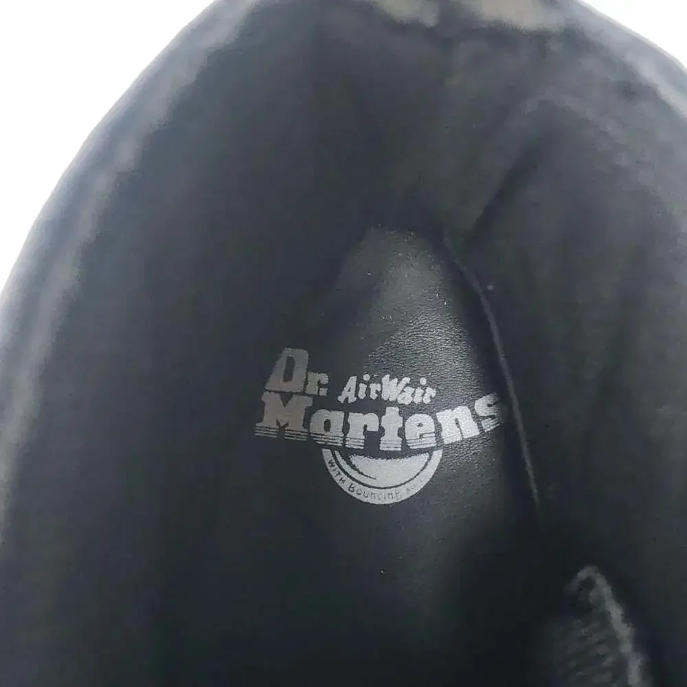 Dr. Martens Devon Heart Platform Boots Womens Size 11 Black Leather Ankle